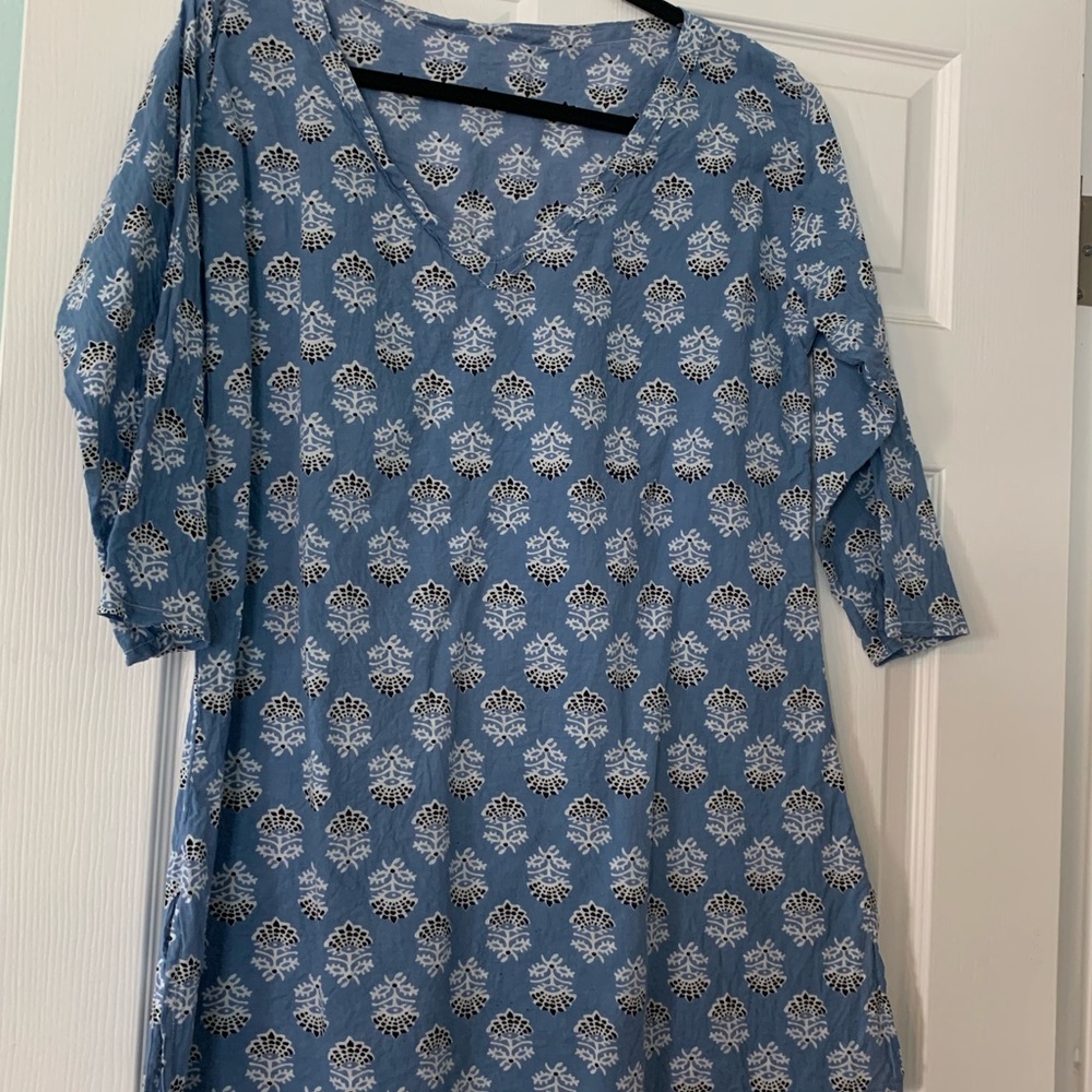 Cotton Tunic shirt Block Print